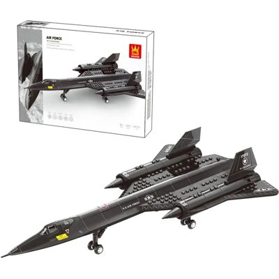 WANGE SR-71A Jet Blackbird - 183 pièces - Noir - jouet de construction - Publicité WANGE SR-71A Jet Blackbird - 183 pièces - Noir - jouet de construction - Publicité