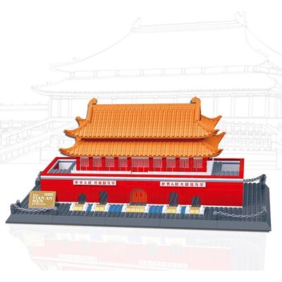 WANGE Tiananmen Männer Peking - 770 Teile - Historisches Wahrzeichen WANGE Tiananmen Männer Peking - 770 Teile - Historisches Wahrzeichen