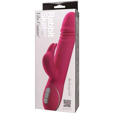 Vibe Couture Konijn Vibrator Skater - Zacht Siliconen, Waterdicht, USB oplaadbaar Vibe Couture Konijn Vibrator Skater - Zacht Siliconen, Waterdicht, USB oplaadbaar