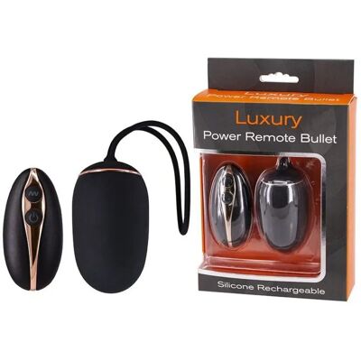 Seven Creations - Luxe Bullet - Negro - Dorado - Vibrador Seven Creations - Luxe Bullet - Negro - Dorado - Vibrador
