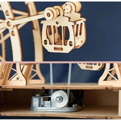 Robotime Drewniana Diabelska Karuzela DIY Zegar - RT-TGN01 Robotime Drewniana Diabelska Karuzela DIY Zegar - RT-TGN01