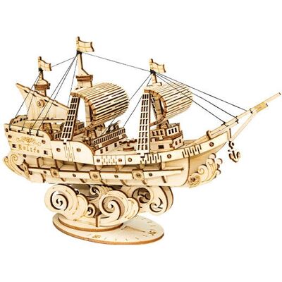 ROBOTIME TG305 Puzzle - 3D Drewniana układanka - 118 elementów ROBOTIME TG305 Puzzle - 3D Drewniana układanka - 118 elementów