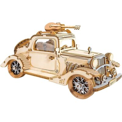 Robotime Vintage Car Holzpuzzle Set - Familien DIY Spielzeug Robotime Vintage Car Holzpuzzle Set - Familien DIY Spielzeug
