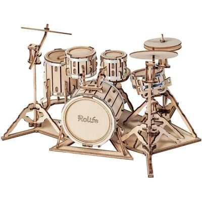 Robotime TG409 Holz-Schlagzeug - 3D Puzzle Robotime TG409 Holz-Schlagzeug - 3D Puzzle