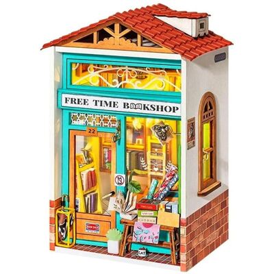 ART Robotime, Składany drewniany model Puzzle 3D Kięgarnia DS008 ART Robotime, Składany drewniany model Puzzle 3D Kięgarnia DS008