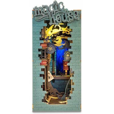 Robotime Czarodziejski Dom DIY Miniaturowy Dom Kącik Książek - Kącik Książek Robotime Czarodziejski Dom DIY Miniaturowy Dom Kącik Książek - Kącik Książek