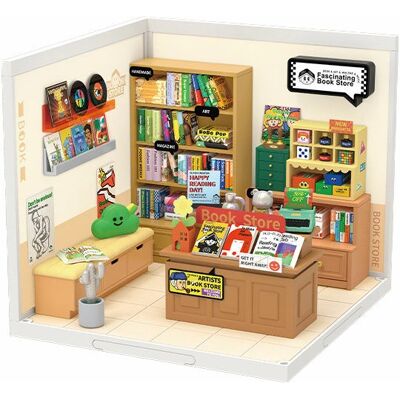 Casa en miniatura DIY ROBOTIME con luces - Mini casa/Book Nook Casa en miniatura DIY ROBOTIME con luces - Mini casa/Book Nook
