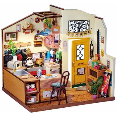 Robotime DG159 Miniaturhaus DIY-Set - Wohnkultur Robotime DG159 Miniaturhaus DIY-Set - Wohnkultur