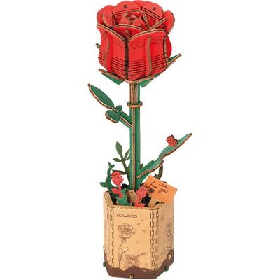Robotime Rose Rouge TW042 Puzzle 3D - Artisanat décoratif pour adultes - Publicité Robotime Rose Rouge TW042 Puzzle 3D - Artisanat décoratif pour adultes - Publicité
