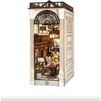 Rolife Miniatur Arcade Dating Szene - Bücher-Ecke, Rustikales Café, Vintage-Bibliothek Rolife Miniatur Arcade Dating Szene - Bücher-Ecke, Rustikales Café, Vintage-Bibliothek