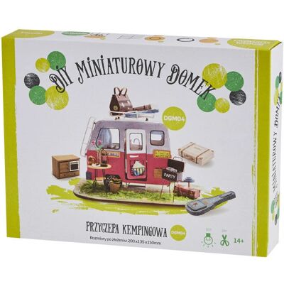 Robotime - Happy Camper Campervan - Dollhouse Building Kit Robotime - Happy Camper Campervan - Dollhouse Building Kit