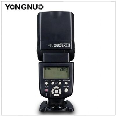 Yongnuo YN565EX III C Flash - Flash per Fotocamera - Nero Yongnuo YN565EX III C Flash - Flash per Fotocamera - Nero
