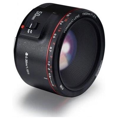 Yongnuo YN50mm F/1.8 II Lente para Canon EF - Compacta, Negra Yongnuo YN50mm F/1.8 II Lente para Canon EF - Compacta, Negra