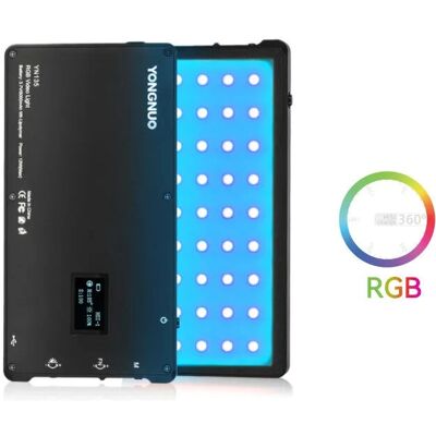Lampe vidéo RGB Yongnuo YN135 - Noir - Publicité Lampe vidéo RGB Yongnuo YN135 - Noir - Publicité