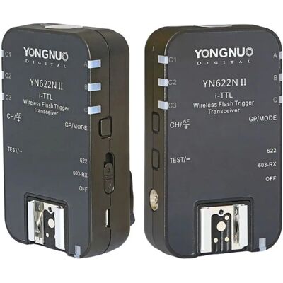 Yongnuo YN622N-II Bezprzewodowy wyzwalacz lampy - Nikon, 2.4GHz Yongnuo YN622N-II Bezprzewodowy wyzwalacz lampy - Nikon, 2.4GHz