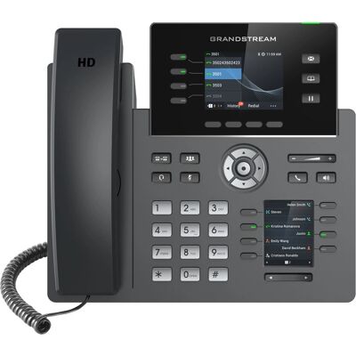 Grandstream Networks GRP2614 Téléphone IP - 4 Lignes, Wi-Fi, 2 Écrans LCD - Publicité Grandstream Networks GRP2614 Téléphone IP - 4 Lignes, Wi-Fi, 2 Écrans LCD - Publicité