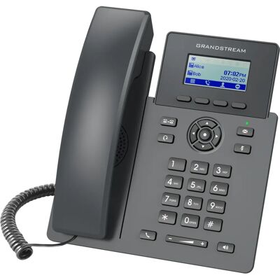Telefono IP Grandstream GRP2601 - 2 Linee - Nero Telefono IP Grandstream GRP2601 - 2 Linee - Nero