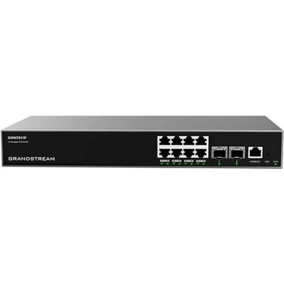 Grandstream GWN7811P Administreret Layer 3 Gigabit Ethernet Switch - Grå Grandstream GWN7811P Administreret Layer 3 Gigabit Ethernet Switch - Grå