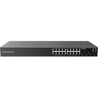 Switch gestito GWN7802P di Grandstream - 16 porte, PoE, 2U nero Switch gestito GWN7802P di Grandstream - 16 porte, PoE, 2U nero