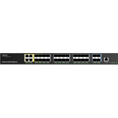 Grandstream Networks GWN7831 Layer-3 Managed Gigabit Switch - 24 Porte Grandstream Networks GWN7831 Layer-3 Managed Gigabit Switch - 24 Porte
