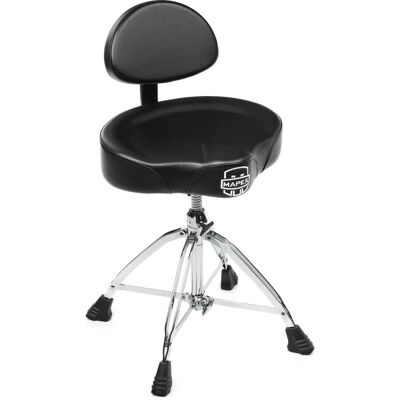 Siedzisko Mapex T875 z oparciem i podwójnymi nogami Siedzisko Mapex T875 z oparciem i podwójnymi nogami