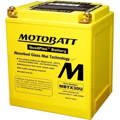 Motobatt Motobatt MBTX30UHD AGM Motorcycle Battery - 1-Year Warranty Motobatt Motobatt MBTX30UHD AGM Motorcycle Battery - 1-Year Warranty