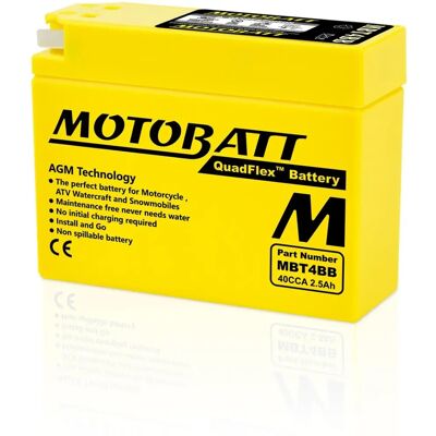 Motobatt Yamaha Ttr 110 E 2012-2022 Premium Battery - Battery Motobatt Yamaha Ttr 110 E 2012-2022 Premium Battery - Battery