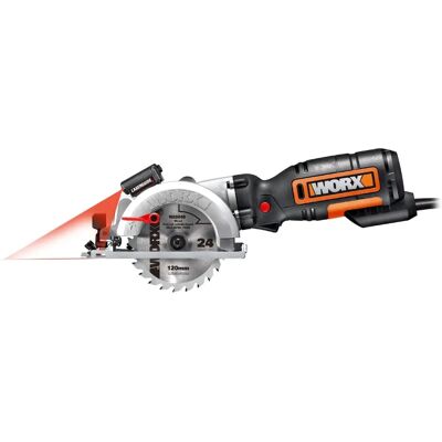 Sierra Circular Portátil WORX WX427 - 710W, 12cm, Negro, Naranja Sierra Circular Portátil WORX WX427 - 710W, 12cm, Negro, Naranja