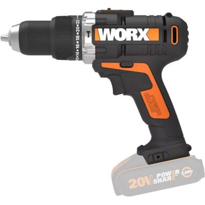 Perceuse Worx WX372.9 - Vitesse variable, LED, compacte - Publicité Perceuse Worx WX372.9 - Vitesse variable, LED, compacte - Publicité