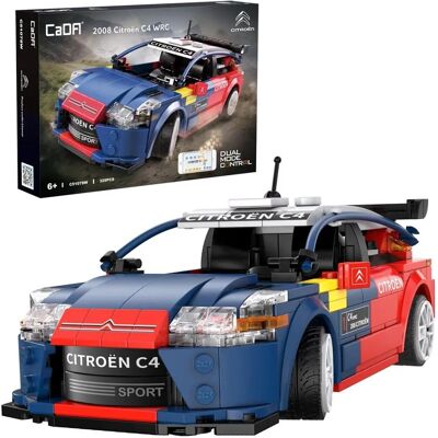 Deqube Citroën C4 WRC 1:18 Voiture Radio Commandée - Multicolore - Publicité Deqube Citroën C4 WRC 1:18 Voiture Radio Commandée - Multicolore - Publicité