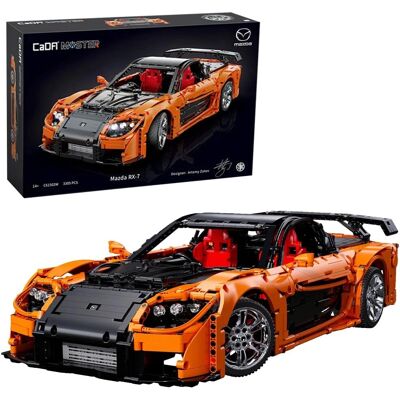 CaDa Master Mazda RX-7 Pomarańczowo-Czarny Samochód - Model CaDa Master Mazda RX-7 Pomarańczowo-Czarny Samochód - Model