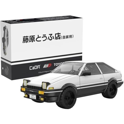 CaDa Toyota AE86 Trueno Auto - 72 Kappaleet - Mittakaava 1:35 CaDa Toyota AE86 Trueno Auto - 72 Kappaleet - Mittakaava 1:35