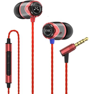 Soundmagic E10C - Noir/rouge - Publicité Soundmagic E10C - Noir/rouge - Publicité