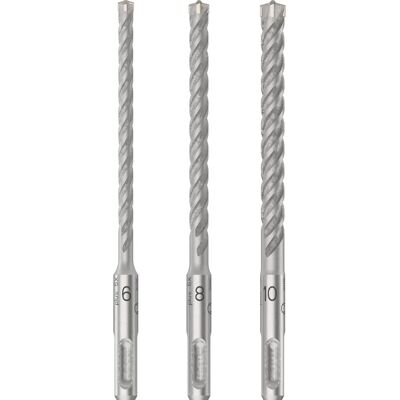 Bosch Hammerbohrer - SDS plus-5X, 6/8/10mm, 3-tlg. Bosch Hammerbohrer - SDS plus-5X, 6/8/10mm, 3-tlg.
