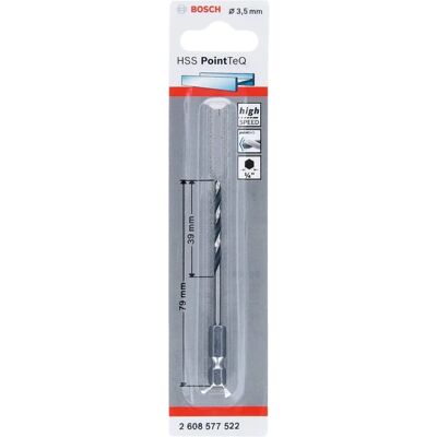 Bosch Modèle 2608577522 Mèche en métal haute vitesse - Mandrin hexagonal Bosch Modèle 2608577522 Mèche en métal haute vitesse - Mandrin hexagonal