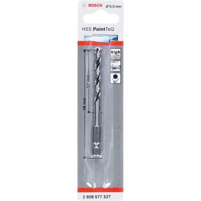 Bosch Hochgeschwindigkeitsmetallbohrer 5,5 mm - 2608577527 Bosch Hochgeschwindigkeitsmetallbohrer 5,5 mm - 2608577527
