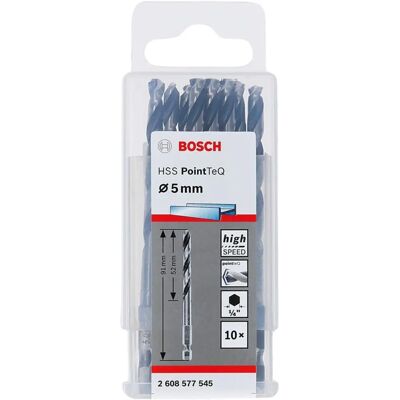 Bosch Model 2608577545 Set de burghie de înaltă viteză pentru metal - Găurire rapidă în metal Bosch Model 2608577545 Set de burghie de înaltă viteză pentru metal - Găurire rapidă în metal
