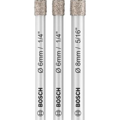 Ensemble de forets diamantés Bosch Professional pour céramique - 3 pièces - Publicité Ensemble de forets diamantés Bosch Professional pour céramique - 3 pièces - Publicité