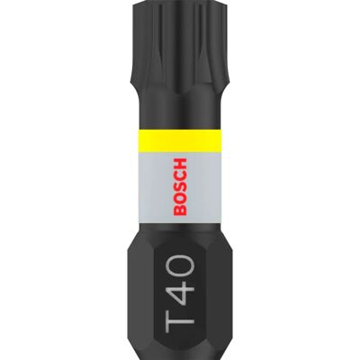 Bosch Embouts Impact T40 - Résistants, 25mm, Hexagonale, 2-pack - Impact Bits - Publicité Bosch Embouts Impact T40 - Résistants, 25mm, Hexagonale, 2-pack - Impact Bits - Publicité