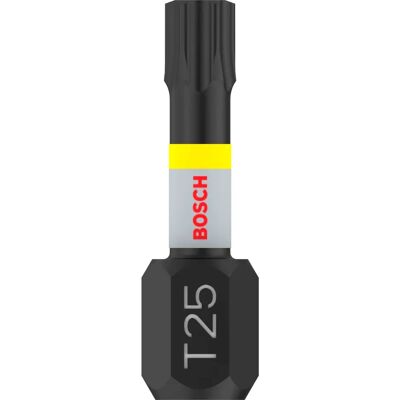 Bosch Impact Torx Bit T25 - Schlagfest, 25mm Bosch Impact Torx Bit T25 - Schlagfest, 25mm