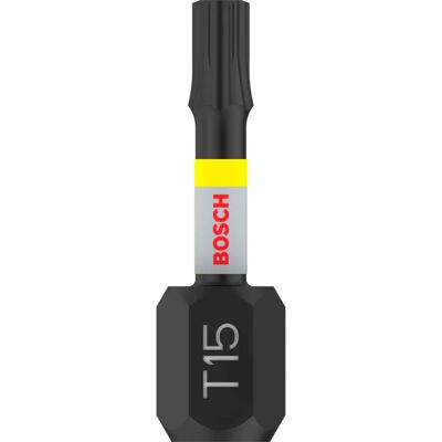 Bosch Impact Bits T15 - Schrauberbit - 25mm - 2 Stück Bosch Impact Bits T15 - Schrauberbit - 25mm - 2 Stück