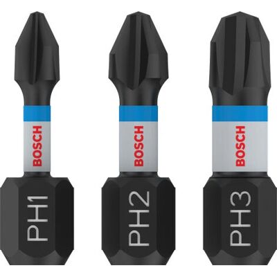 Bosch Impact PH Schrauberbits - 3 Stück Bosch Impact PH Schrauberbits - 3 Stück