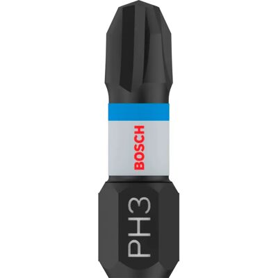 Bosch Impact Impact Bit PH3 - Usage intensif - 25mm - Publicité Bosch Impact Impact Bit PH3 - Usage intensif - 25mm - Publicité