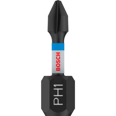 Kit de embouts de tournevis à impact Bosch - 2 pièces PH1 - Publicité Kit de embouts de tournevis à impact Bosch - 2 pièces PH1 - Publicité