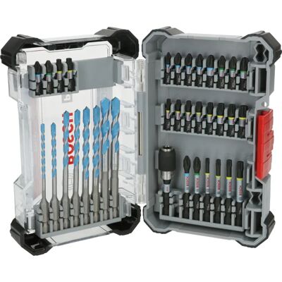 Bosch Impact Drill & Bit Set - 35 Pieces - Power Tool Accessory Bosch Impact Drill & Bit Set - 35 Pieces - Power Tool Accessory