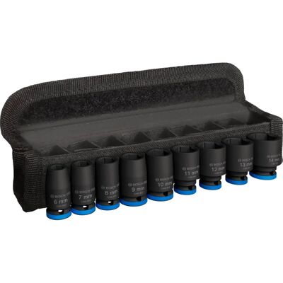 Set de Capete de Impact Bosch - 9 piese pentru utilizare intensă Set de Capete de Impact Bosch - 9 piese pentru utilizare intensă