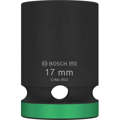 Bosch Klucz Udarowy - 17 mm, Wytrzymały, Do Użycia z Uderzakiem - Impact Socket Bosch Klucz Udarowy - 17 mm, Wytrzymały, Do Użycia z Uderzakiem - Impact Socket