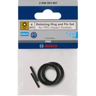 Bosch Retainer Ring en Pin Set - Impact Socket Accessoires Bosch Retainer Ring en Pin Set - Impact Socket Accessoires