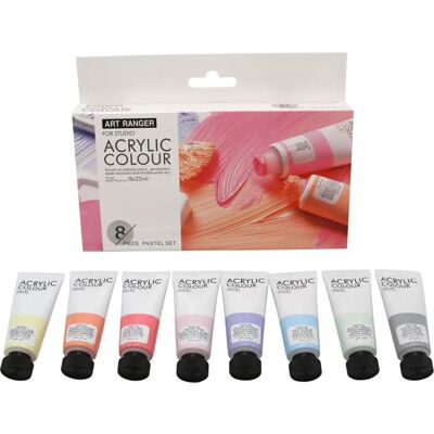 ARTMAX Ensemble de Peintures Acryliques Pastel - Fournitures Artistiques - Publicité ARTMAX Ensemble de Peintures Acryliques Pastel - Fournitures Artistiques - Publicité