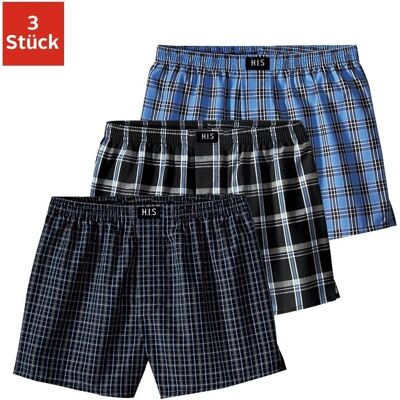 H.I.S Jungen Boxershorts - 3er Pack Baumwolle H.I.S Jungen Boxershorts - 3er Pack Baumwolle